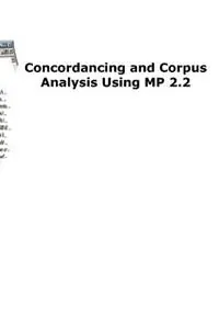 Hoge Kwaliteit Concordancing and Corpus Analysis Using MP2.2 - Michael Barlow - Libro in lingua inglese - Athelstan Publications -