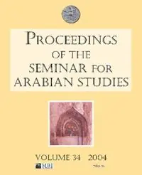 Proceedings of the Seminar for Arabian Studies Volume 34 2004 - Libro in lingua inglese - Archaeopress - Proceedings of the Seminar for Arabian Studies Veilige Betaling