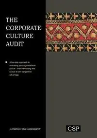 Gratis Retour The Corporate Culture Audit - Nigel Bristow - Sarah J Sandberg - Libro in lingua inglese - Cambridge Strategy Publications -