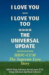 Direct Verzonden I Love You - I Love You Too - King Solomon David Jesse ETE - Libro in lingua inglese - King Solomon Spiritual Library -
