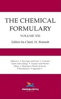 Alleen Vandaag The Chemical Formulary, Volume 21 - H. Bennett - Libro in lingua inglese - Chemical Publishing Co Inc.,U.S. -