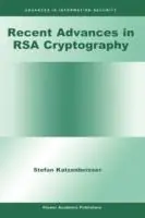 Goedkoop Recent Advances in RSA Cryptography - Stefan Katzenbeisser - Libro in lingua inglese - Springer - Advances in Information Security